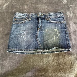 Jean Mini Skirt